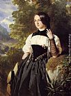 A Swiss Girl from Interlaken by Franz Xavier Winterhalter